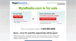 Desktop Screenshot of mylaradio.com